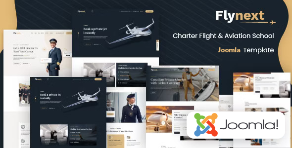 Flynext – Multipurpose Aviation Joomla Template