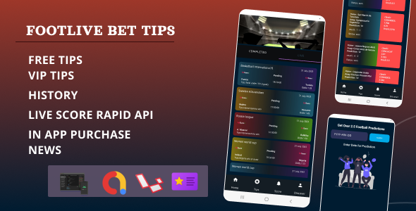 Footlive Football Prediction Android App With PHP Laravel Admin Panel.