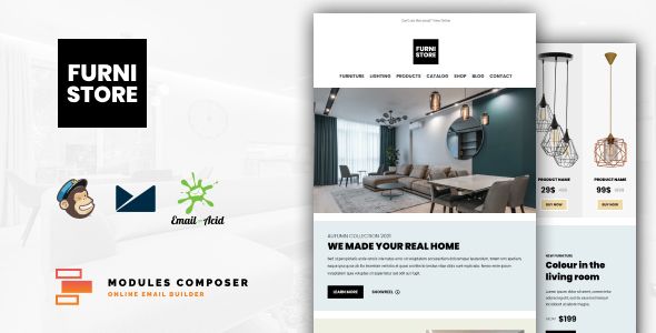 Furnistore - E-Commerce Responsive Furniture and Interior design Email