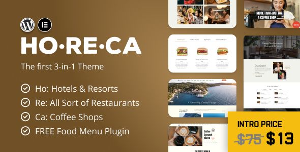 HoReCa - Hospitality Industry Theme