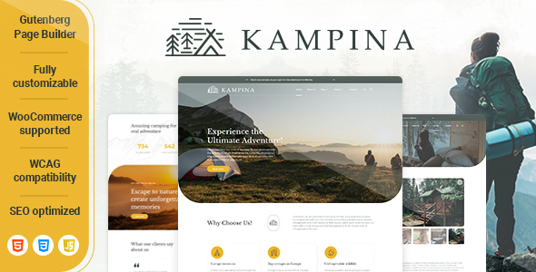 Kampina – Camping WooCommerce WordPress Theme