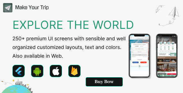 Make Your Trip - Flutter UI