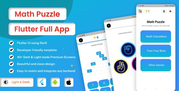 Maths Puzzle : Maths Game | Full Application With Admob