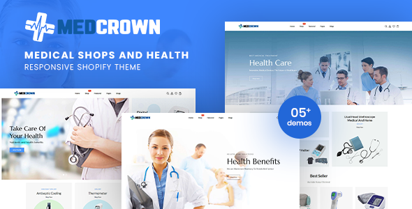 Medcrown – Medical Responsive Shopify Theme