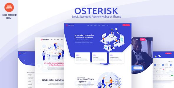Osterisk: Saas, Startup & Agency Hubspot Theme