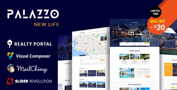 Palazzo - Real Estate WordPress Theme