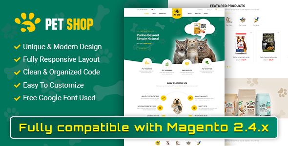 PetShop - Beautiful Responsive Magento 2 Theme image
