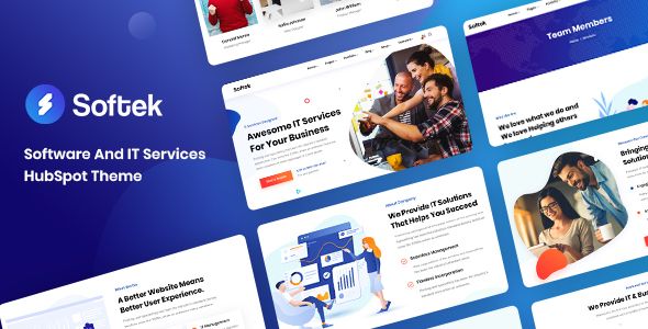 Softek - Software & IT Solutions HubSpot Theme image