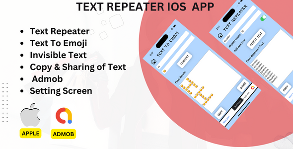 Text Repeater iOS App Sources Code