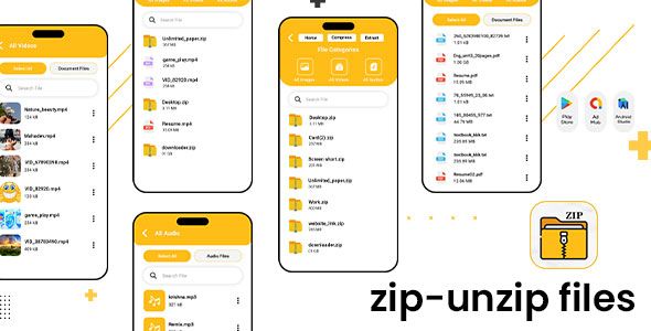 Zip File Reader - Zip and Unzip Tool - RAR Reader -  Unarchive - Zip File opener for Android