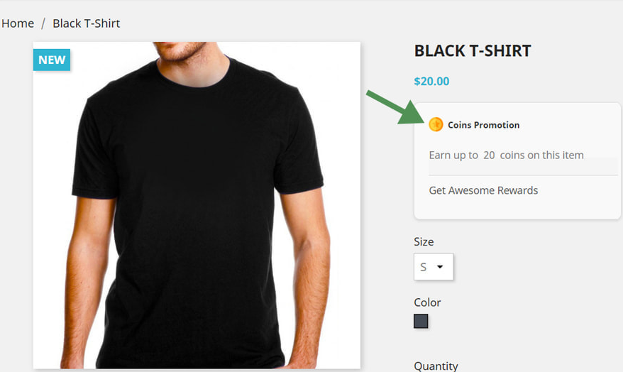 Prestashop loyalty coins