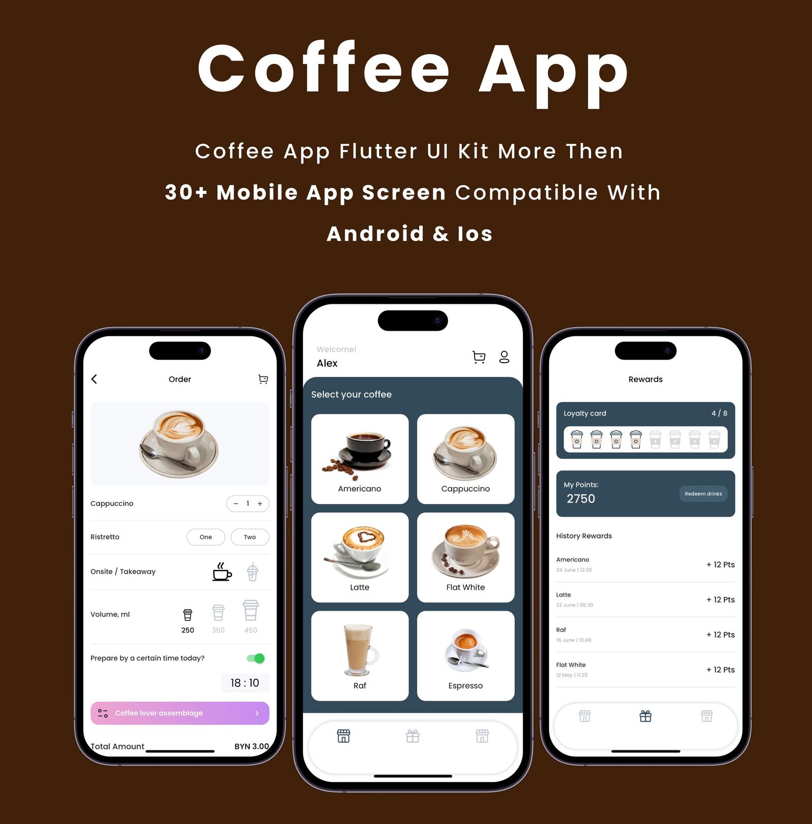 Coffee App - Flutter Mobile App Template - code.market