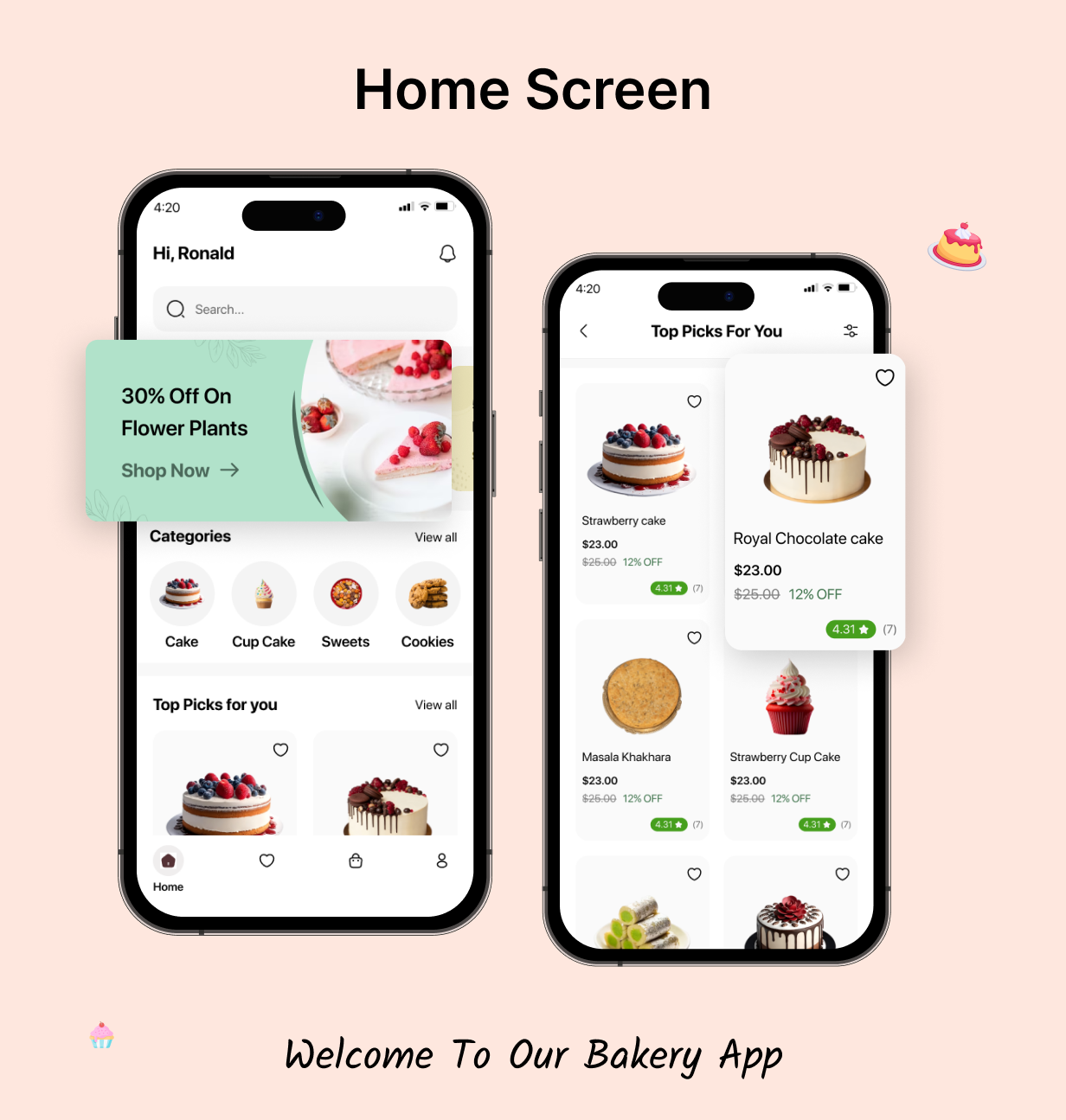 BreadBasket UI Template: Online Bakery Store app in Flutter(Android, iOS) App | Bites Bakery App - 7