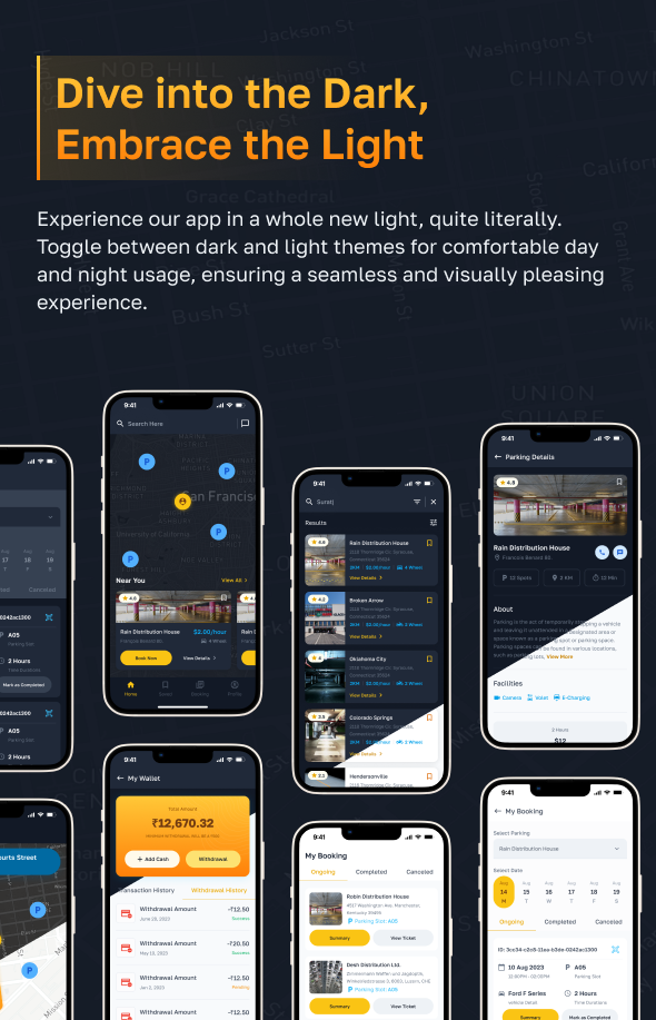 ParkME - Flutter Complete Car Parking App | Parking Spot Booking App - 5