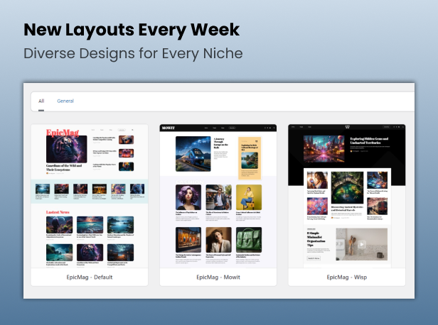 Diverse Designs for Every Niche