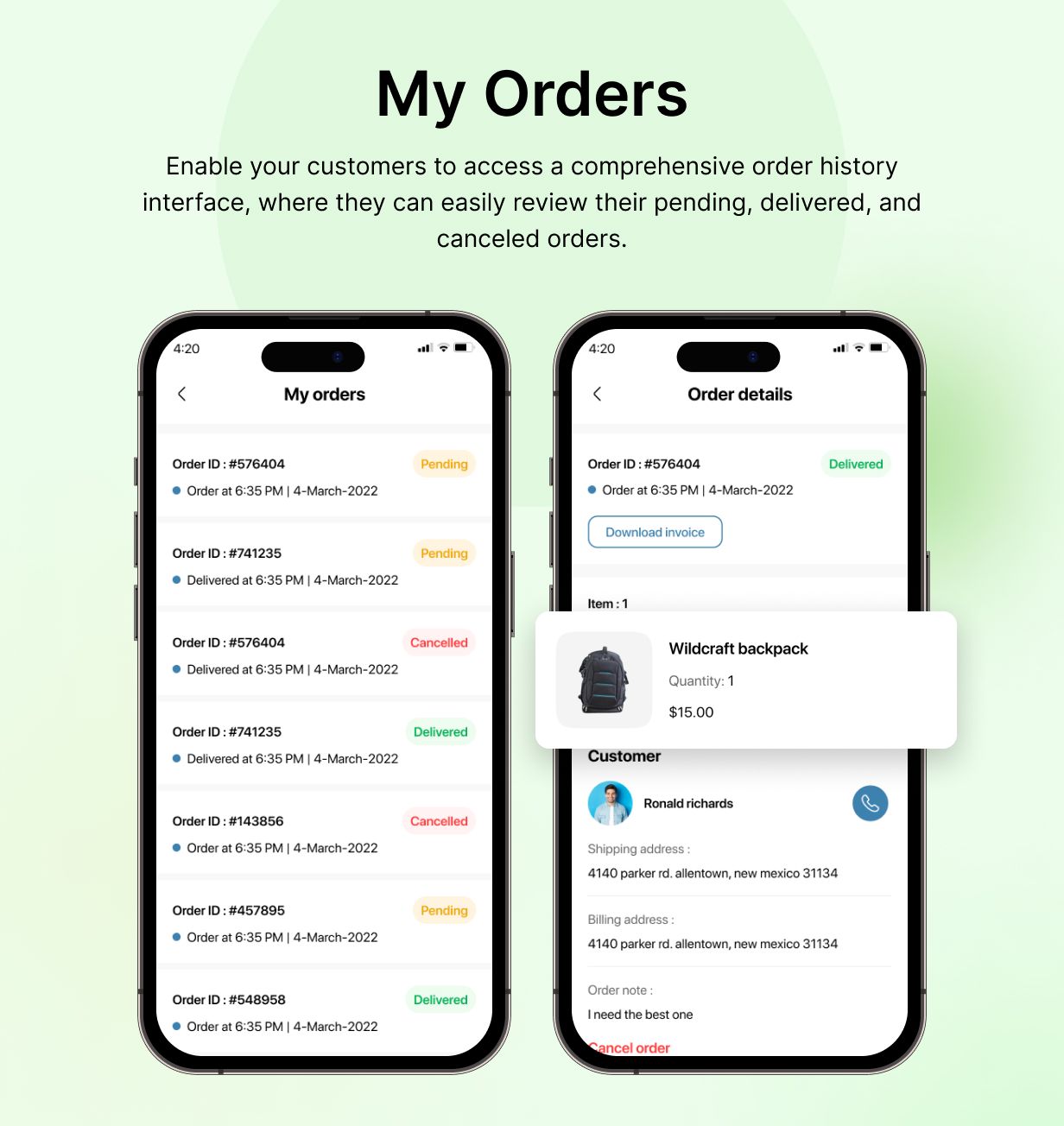 BagBuddy E-commerce app UI Template: Ecommerce app in Flutter(Android, iOS) App | Shopping App - 12
