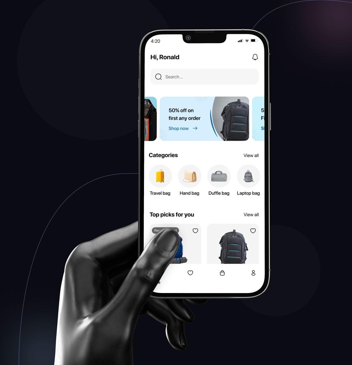 BagBuddy E-commerce app UI Template: Ecommerce app in Flutter(Android, iOS) App | Shopping App - 13