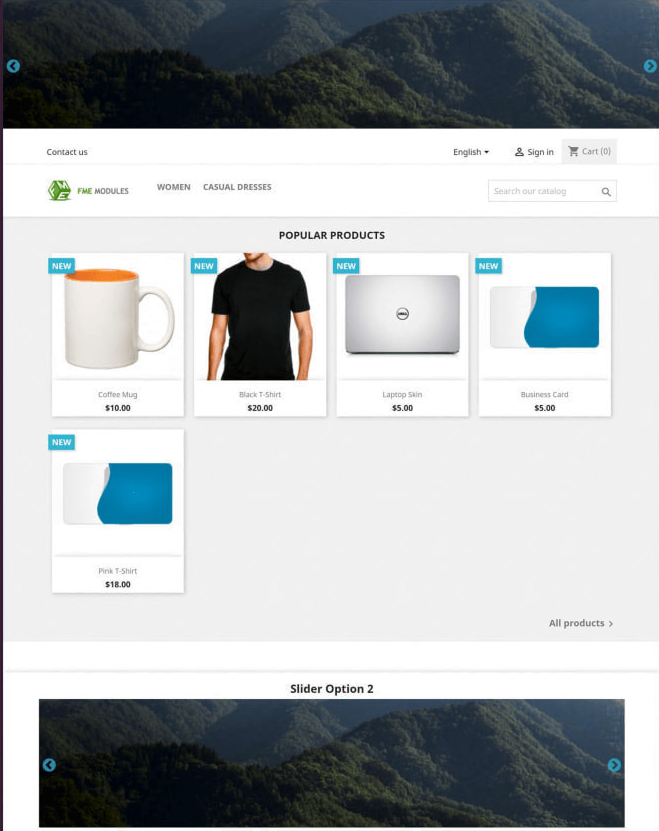 Custom HTML Block Slider