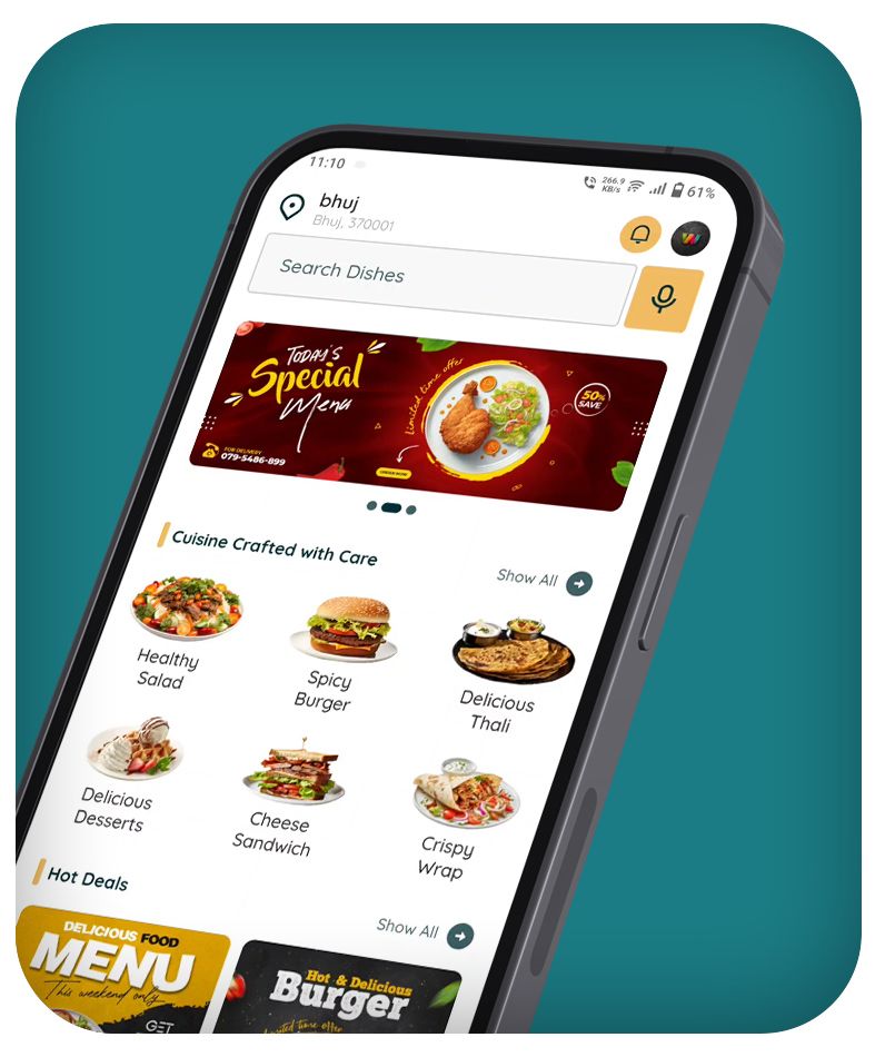 eRestro - Single Vendor Restaurant Flutter App | Food Ordering App with Admin Panel - 14