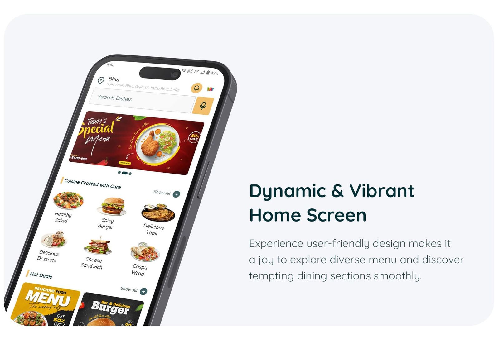 eRestro - Single Vendor Restaurant Flutter App | Food Ordering App with Admin Panel - 17