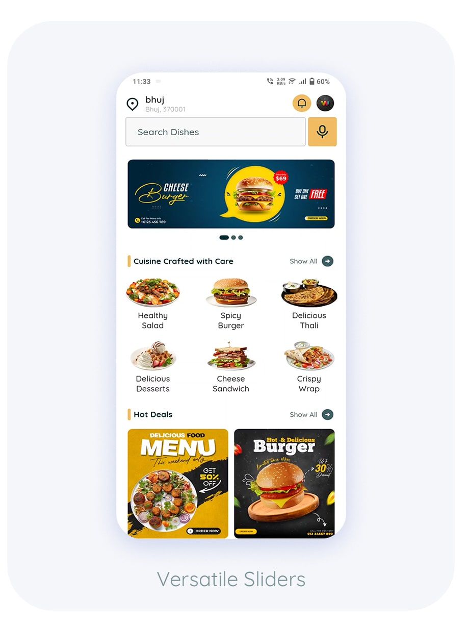 eRestro - Single Vendor Restaurant Flutter App | Food Ordering App with Admin Panel - 18