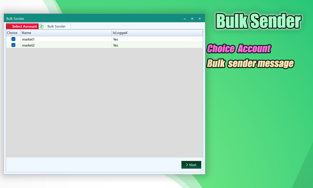 Multi Whatsapp Accounts Bulk Sender-Full Reseller