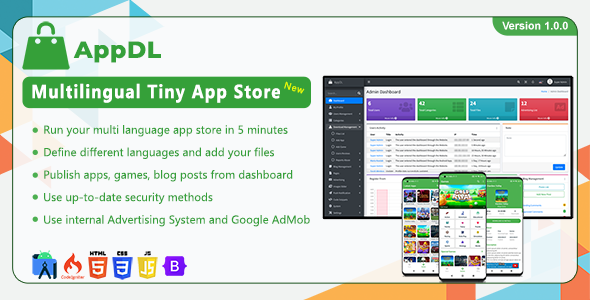 AppDL – Multilingual Tiny App Store