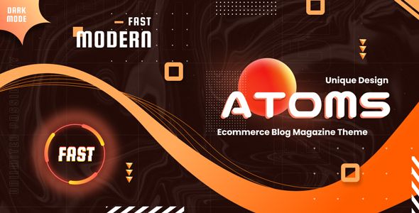 Atoms - Ecommerce Magazine WordPress Theme