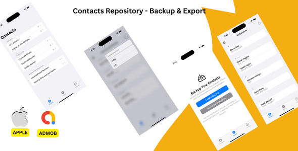 Contacts Repository - Backup & Export