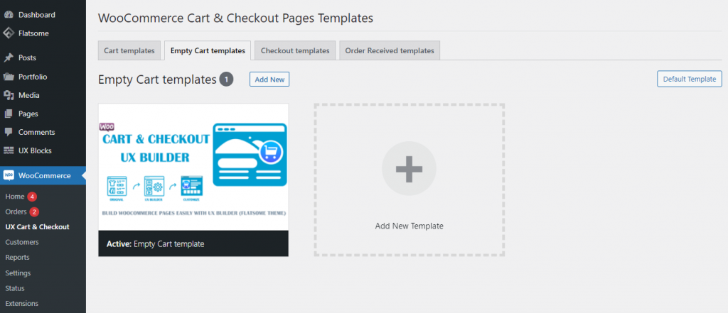 WooCommerce Cart & Checout templates