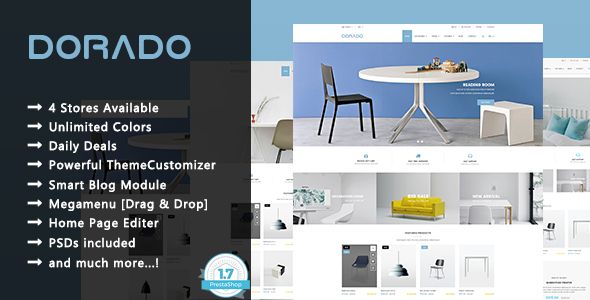 Dorado - Minimalist Furniture and Decor PrestaShop Theme image