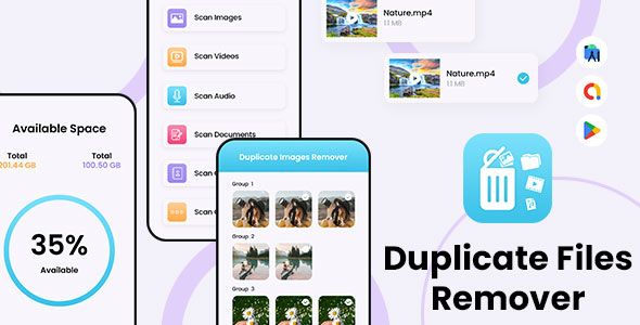 Duplicate File Remover - Duplicate Files Fixer - Duplicates Cleaner - Useless File Remove image