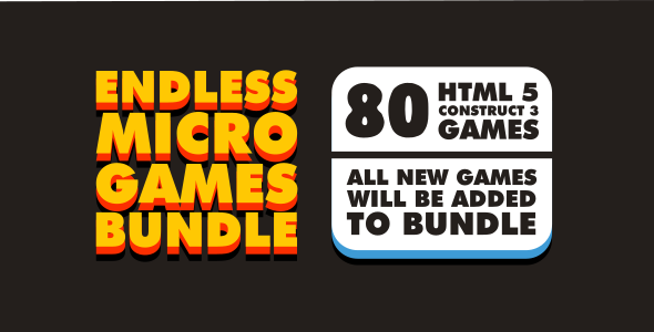 Endless Micro Games Bundle | HTML 5 | CONSTRUCT 3