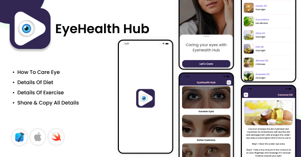 EyeHealth Hub - Eye Care - iOS App