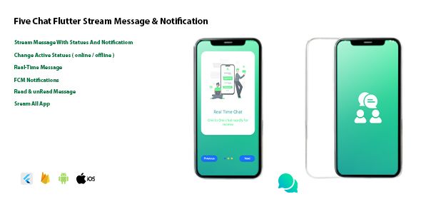 Flutter Stream Full Chat App with Firebase Android & IOS