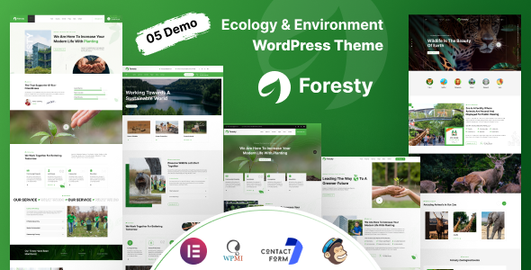 Foresty - Ecology & Environment WordPress Theme