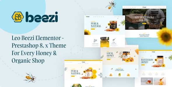 Leo Beezi Elementor - Honey & Organic Shop Prestashop Theme image