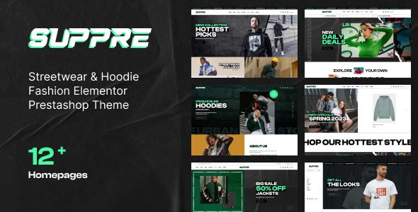 Leo Suppre - Streetwear & Hoodie Fashion Elementor Prestashop Theme image