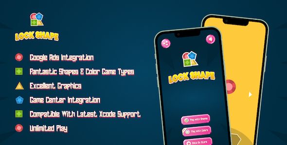 Lock shape - iOS puzzle game