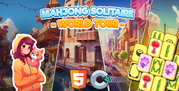 Mahjong Solitaire: World Tour - HTM5 Game - Construct 3