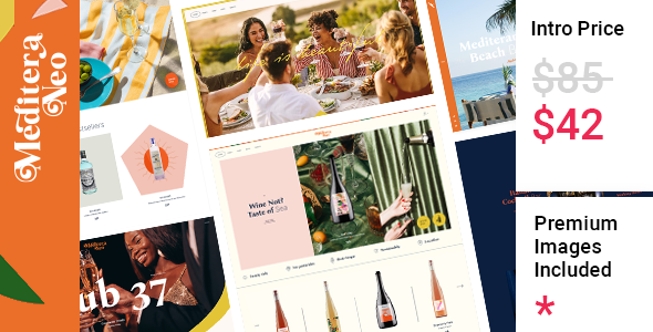 Mediteraneo - Restaurant, Bar & Drink Brand Theme
