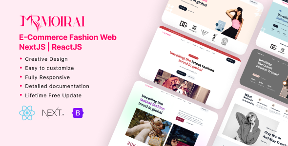 Moirai - E-Commerce Fashion Web | NextJS | ReactJS