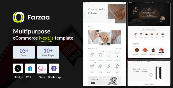 Multipurpose eCommerce React Next JS Template - Farzaa