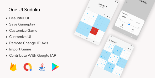 One UI Sudoku – Design UI For Samsung Device
