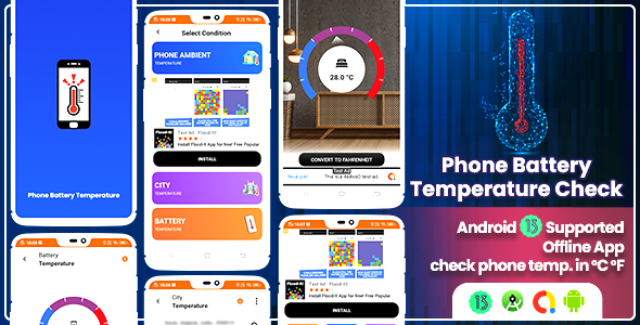 Phone Battery Temperature | Mobile Battery Temperature Check In ℃ & °F