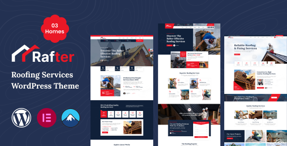 Rafter – Roofing Services WordPress Theme