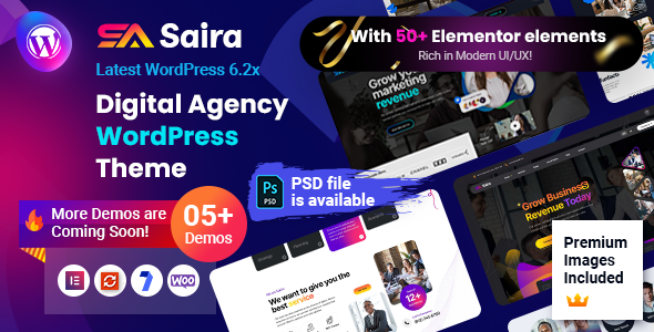 Saira - Digital Agency Creative Portfolio Theme