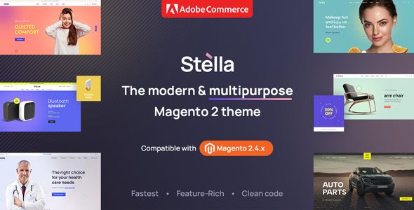 Stella - Multipurpose Magento 2 / Adobe Commerce Theme image