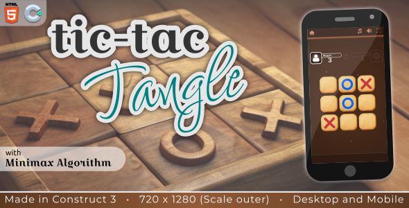 Tic-Tac-Tangle - HTML5 Puzzle game
