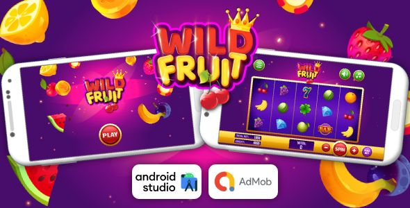 Wild Fruit - Slot Machine Game Android Studio Project with AdMob Ads + Ready to Publish
